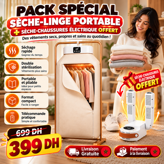 Pack Spécial Séchage Vêtements & Chaussures GRATUIT